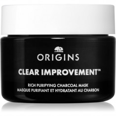 Origins Clear Improvement® Rich Purifying Charcoal Mask Masca de curățare cu cărbune 30 ml