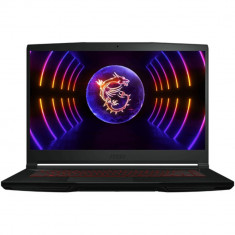 Laptop Gaming MSI Thin GF63 12UCX Intel Core i7-12650H, 15.6", Full HD, IPS, 144Hz, 16GB DDR4, 512GB SSD, NVIDIA GeForce RTX 2050, No OS, Black