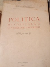 POLITICA MINORITARA A GUVERNELOR UNGURESTI 1867-1914 Princeps!!!!