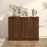 vidaXL Servantă, stejar maro, 90,5x30x70 cm, lemn prelucrat