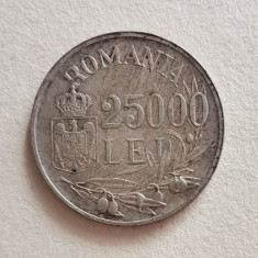 Moneda argint 25000 lei 1946 Regele Mihai I