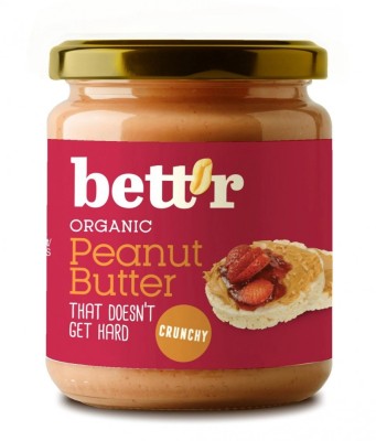 Crema de arahide crunchy bio 250g Bettr foto