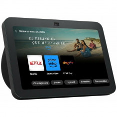 Boxa inteligenta Amazon Echo Show 8 (3nd Gen), 8" Touch Screen, Camera 13 MP, Wi-Fi, Bluetooth, Negru