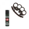 Set Autoaparare IdeallStore: Spray Paralizant 60ml, Rozeta Craniu 1cm, Raza 3m, Aluminiu Multicolor