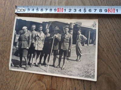 CERCETASI, POIANA BRASOV, 1936 ** FOTOGRAFIE, FORMAT 17,5 * 11,5 CM foto