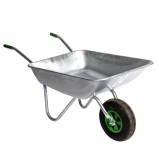 Roaba metalica Micul Fermier 80L cuva otel zincat, 100 kg (G01)