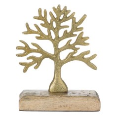 Decoratiune Metalica Pomul Vietii, Auriu, eBA&amp;reg;, 15 cm foto
