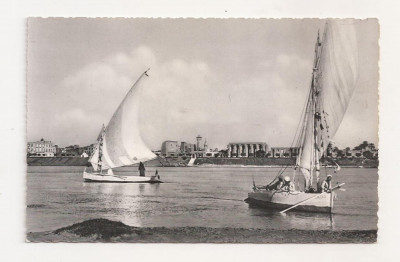 FA14-Carte Postala- EGIPT-Luxor, Amon Temple seen from the Nile, circulata 1967 foto