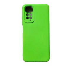 Husa silicon compatibila cu Xiaomi Redmi Note 11 4G Verde Neon