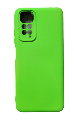 Husa silicon compatibila cu Xiaomi Redmi Note 11 4G Verde Neon foto