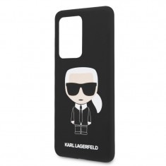 Husa Cover Karl Lagerfeld Full Body pentru Samsung Galaxy S20 Ultra Negru foto