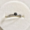 BLACK DIAMOND - Diamant Negru Inel Argint 0.23 ct