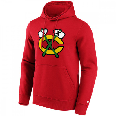 Chicago Blackhawks hanorac de bărbați cu glugă Primary Logo Graphic Hoodie red - 3XL foto