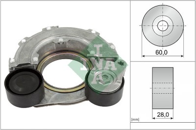 INA 534 0796 10 Intinzator curea, curea distributie foto