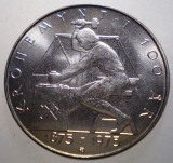 B.441 NORVEGIA 100th Anniversary 5 KRONER 1975 XF/AUNC
