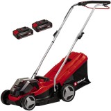 Einhell GE-CM 36/33 Li PXC - Masina de tuns iarba cu 2 acumulatori Li-Ion 18 V 2.5 Ah 33 cm 30 l