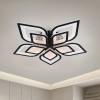 Lustra LED Soare Alessandro DESIGN 71W, Negru, Acril, Dimabila, Telecomanda, Lumina Calda/Neutra/Rece
