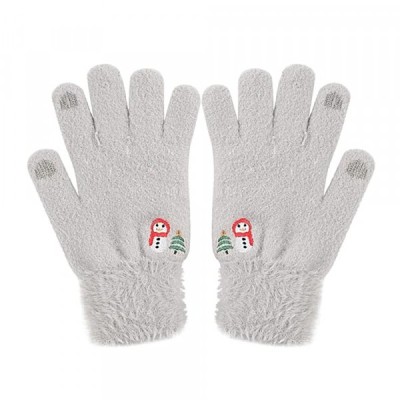 Manusi De Iarna Tactile Dama Techsuit ST0011, Marime 17cm, Gri foto