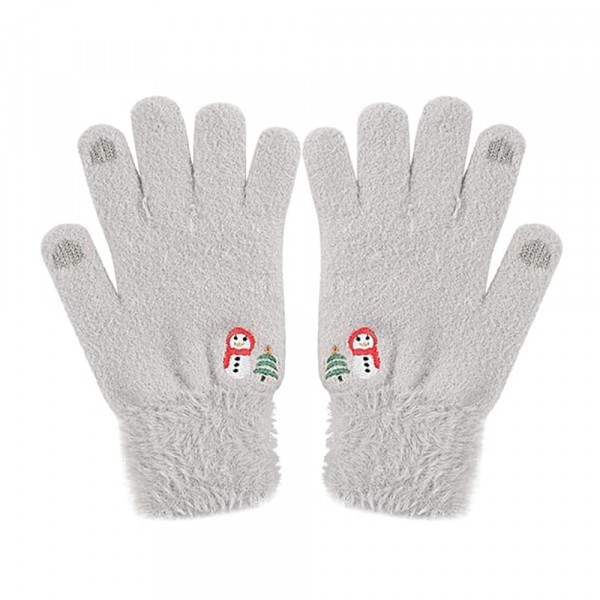 Manusi De Iarna Tactile Dama Techsuit ST0011, Marime 17cm, Gri