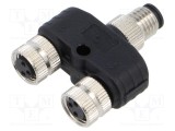 Adapter M12 FY-M8A-03M-M8A-03F-T-0100 DEGSON ELECTRONICS
