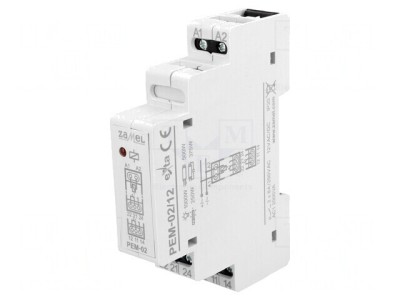 Releu Monostabil DPDT 12V AC/DC PEM-02/012 foto