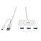 USB 3.0 HUB 4 port with OTG Function-Culoare Alb
