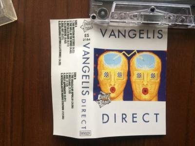 vangelis direct 1988 album caseta audio muzica ambientala electronica eurostar foto
