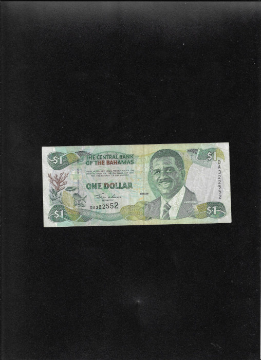 Bahamas 1 dollar 2001 seria322552