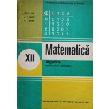 MATEMATICA. ALGEBRA. MANUAL PENTRU CLASA A XII-A-ION D. ION, A.P. GHIOCA, N.I. NEDITA-349192
