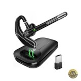 Handsfree Bluetooth Techsuit Hearyo A6L A2DP ANC Negru
