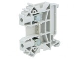 Conector &Icirc;mbinare Șine 0,5-6mm&sup2; 2 Borne Gri 6,4mm