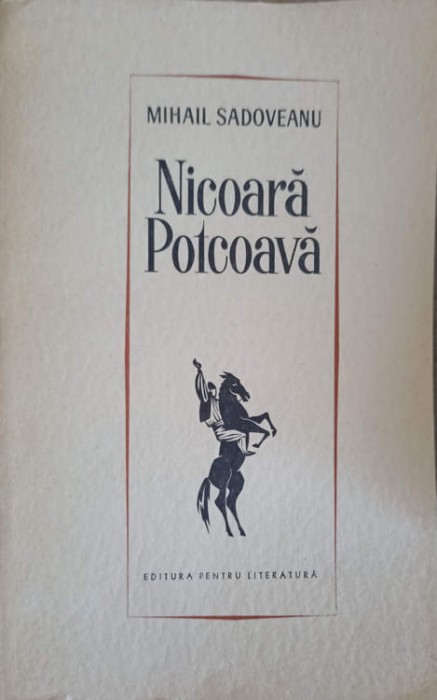 NICOARA POTCOAVA-MIHAIL SADOVEANU-254697
