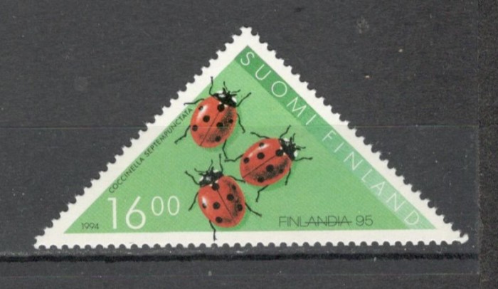 Finlanda.1994 Expozitia filatelica FINLANDIA:Insecte-Buburuza DF.160