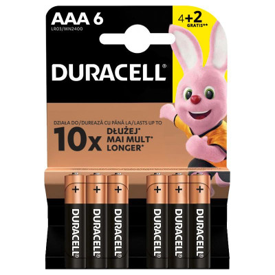 Baterie alcalina duracell LR03 AAA blister 4 buc foto