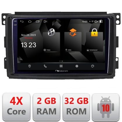 Navigatie Smart 2005-2010 5230-SMART05 Android Ecran 720P Quad Core 2+32 carplay android auto CarStore Technology
