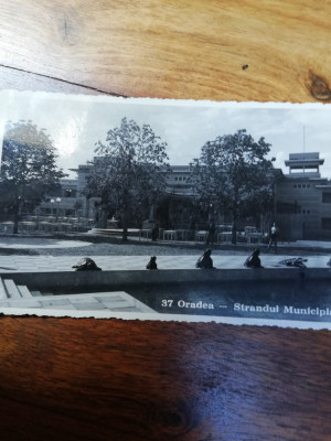 Carte postala Oradea, Strandul Municipal, necirculata,fotografie, 1936,perfecta foto