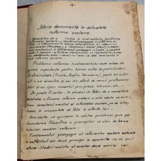 Curs pedagogie litografiat perioada interbelica