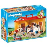Playmobil Country - Set portabil, Grajd de cai