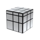 Cub rubik Mirror silver,6x6 cm,plastic