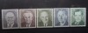 GERMANIA (DDR) 1983 &ndash; PERSONALITATI, serie nestampilata, DR12, Oameni, Nestampilat