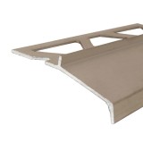 Profil aluminiu picurator pentru gresie, Olive, 2500 mm