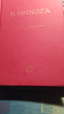 B Spinoza 250 ani de la moarte,ediție anastatica foto