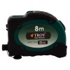 Ruleta cu laser TROY 23100, 8 m x 25 mm, banda otel, corp plastic rezistent socuri
