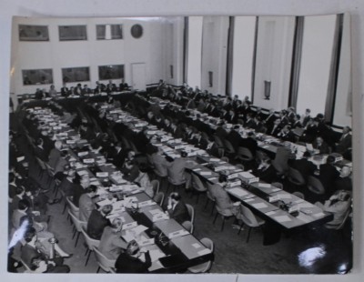 SESIUNEA A XViI -A A C.E.E. , O.N.U. , GENEVA , FOTOGRAFIE DE PRESA , APRILIE 1962 foto