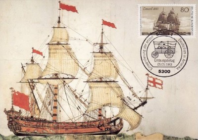 C4087 - Germania 1983 - carte postala maxima foto