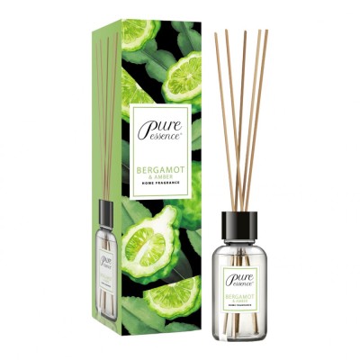 Difuzor cu betisoare parfumate Pure Essence, Ambra si bergamota, Revers, 25 ml foto