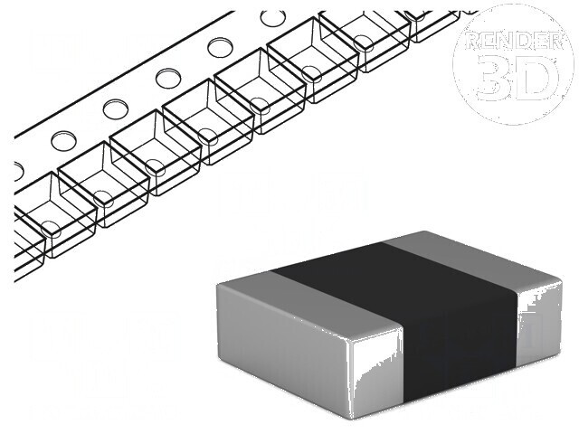 Condensator Tantal 100uF 10VDC SMD B 1411 &plusmn;20% - Interval Temperatură -55&divide;125&deg;C