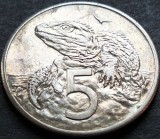 Cumpara ieftin Moneda exotica 5 CENTI - NOUA ZEELANDA, anul 1989 *cod 4157 A