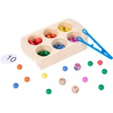 Cumpara ieftin Culori, numere jucărie de dezvoltare Montessori din lemn