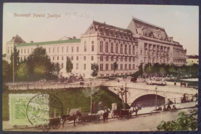1908 - București, Palatul Justitiei foto